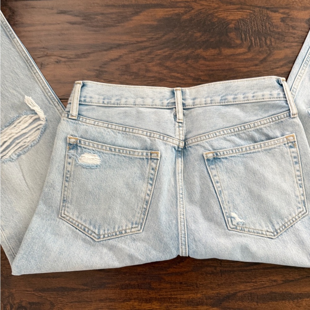 GAP Light Blue Distressed Women Jeans - NWT - Size 25/0R - Picture 4 of 5